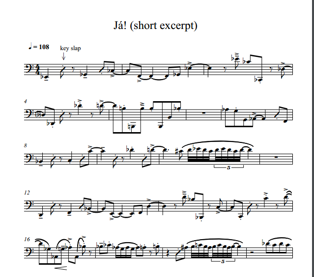 Já - score sample